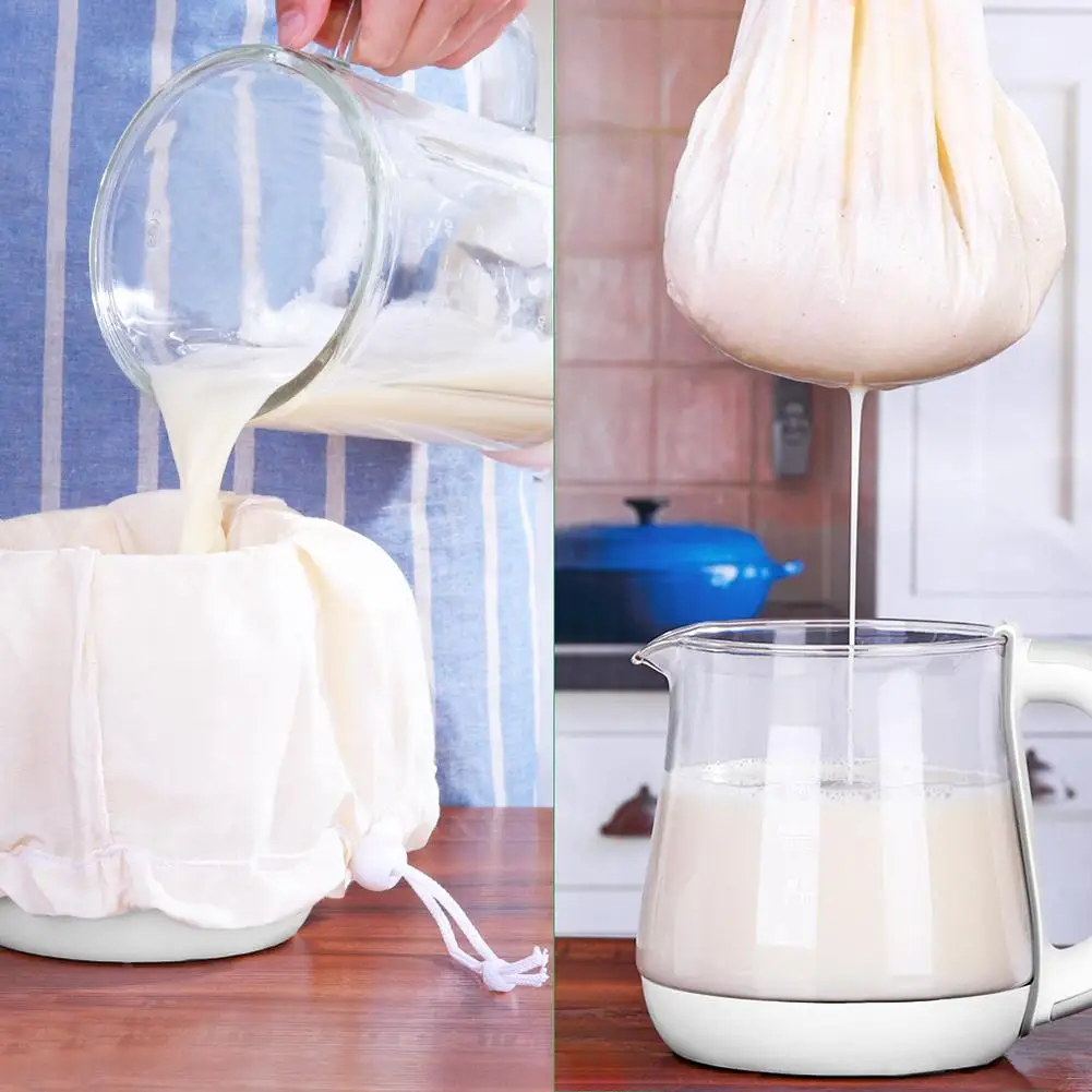 Многоразовые мелкая сетка ткань фильтра с кулиской нейлоновые сумки соевое