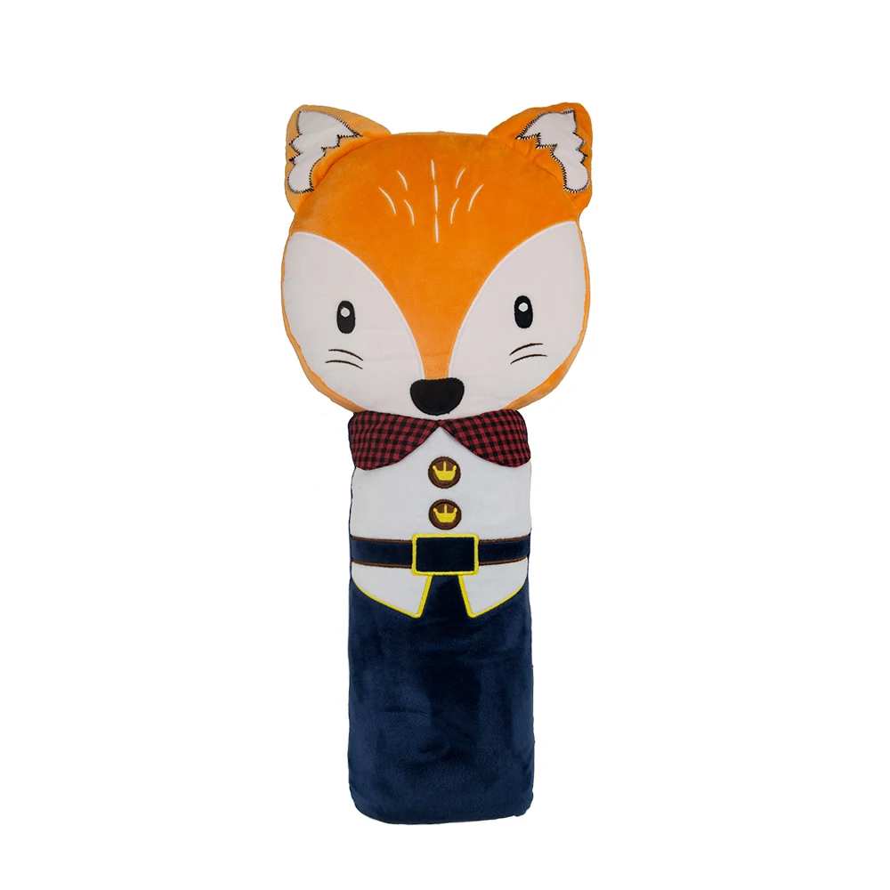 Fox Pillow Авто ребенок дети милый мультфильм животных автомобиль ремень безопасности Чехол Жгут Подушка плеча Подкладка под ремень безопасности подушка автомобильные аксессуары - Название цвета: Fox Pillow