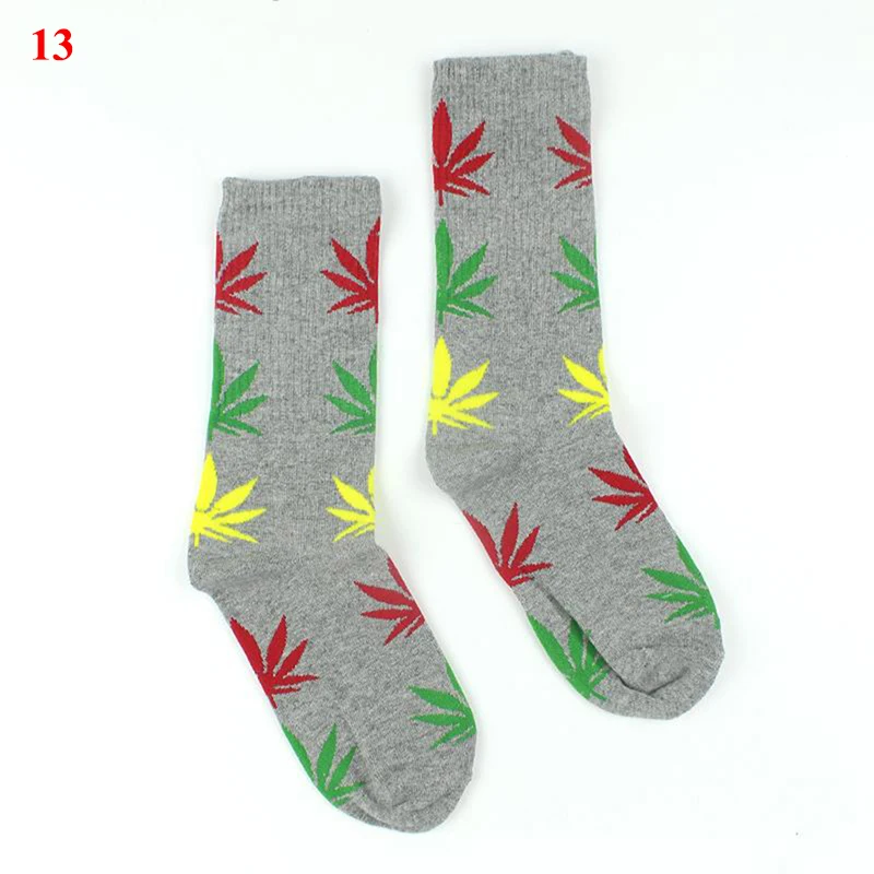 

Elastic Ankle Socks Warm Foot Socks Thick Winter Maple Leaves Print Mutlticolor Casual Fashion Unisex Socks Cute Cotton Socks