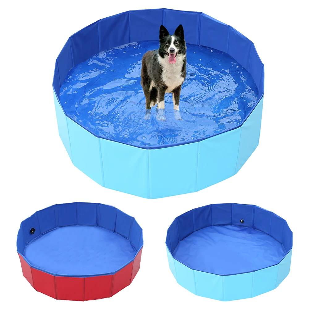 

Foldable Dog Pool Pet Bathing Tub Bathtub Collapsible Outdoor Pet Bathing Swimming Pool for Dogs Cats Kids Summer Cool Portable