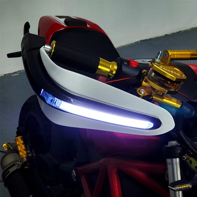 Moto rcycle handguard moto ручная защита со светодиодами для honda africa Твин crf1000l hornet sh 125 transalp cbr