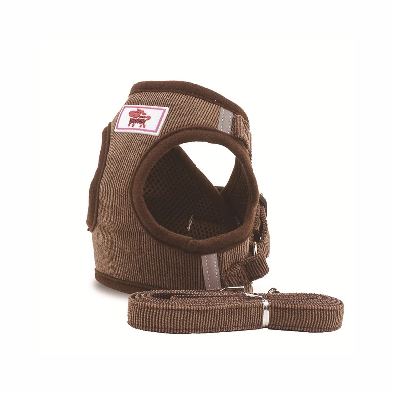 Сетчатая шлейка-жилет для домашних животных светоотражающая полоска дышащие