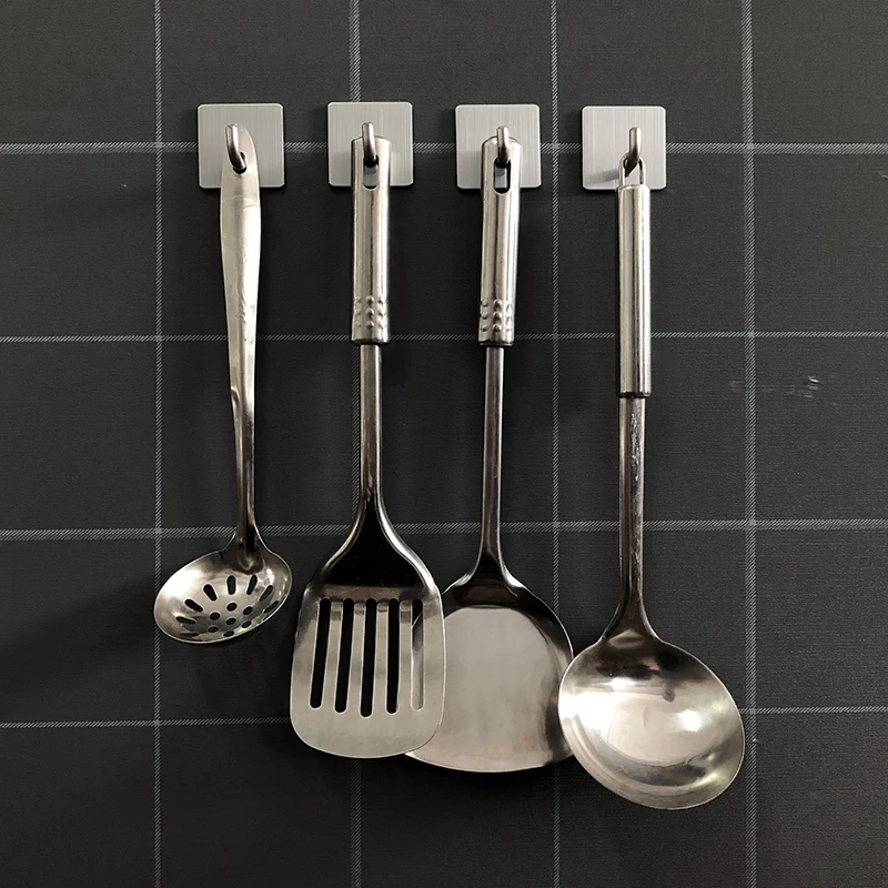 Настенные кухонные Крючки из нержавеющей стали 304 4 шт. вешалка для одежды