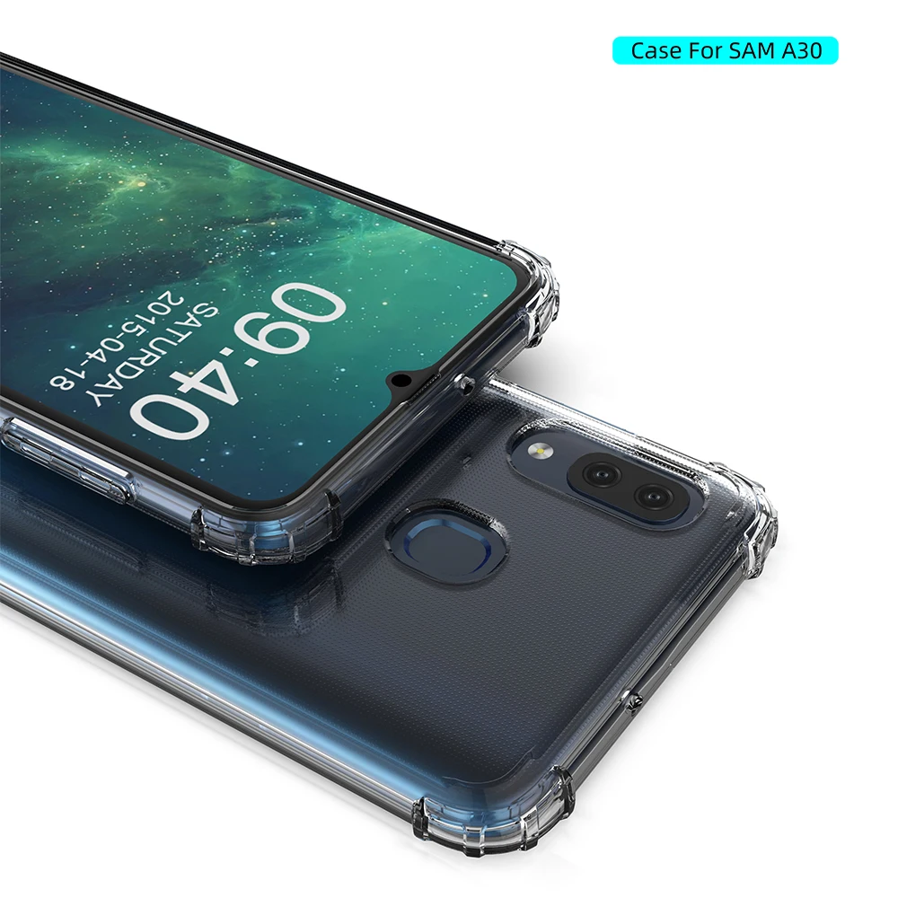 Силиконовый прозрачный чехол из ТПУ для Samsung Galaxy A60 A70 A50 A40 A30 A20 A10 A9Star A8Star A260 тонкий