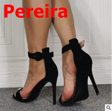 

Pereira Luxury Design Women High Heels Black Pointy Sexy Leather Toe Pointy Dinner Shoes Fashion Classic