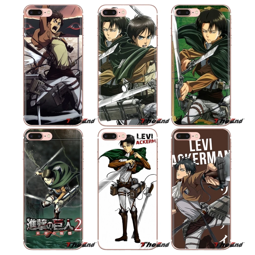 Анимэ attack on titan Levi для huawei G7 G8 P7 P8 P9 Lite Honor 4C 5X 5C 6X Коврики 7 8 9 Y3 Y5 Y6 II 2 Pro 2017 крышка