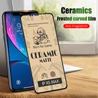 Матовое мягкое керамическое закаленное стекло для iPhone 13 12 Mini 11 Pro X XR XS Max 6s 6 7 8 Plus SE, защитная пленка для экрана