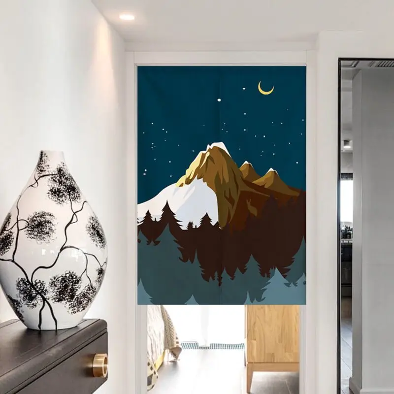 Тканевая занавеска на дверь Кухонное укрытие декоративная половину панели для