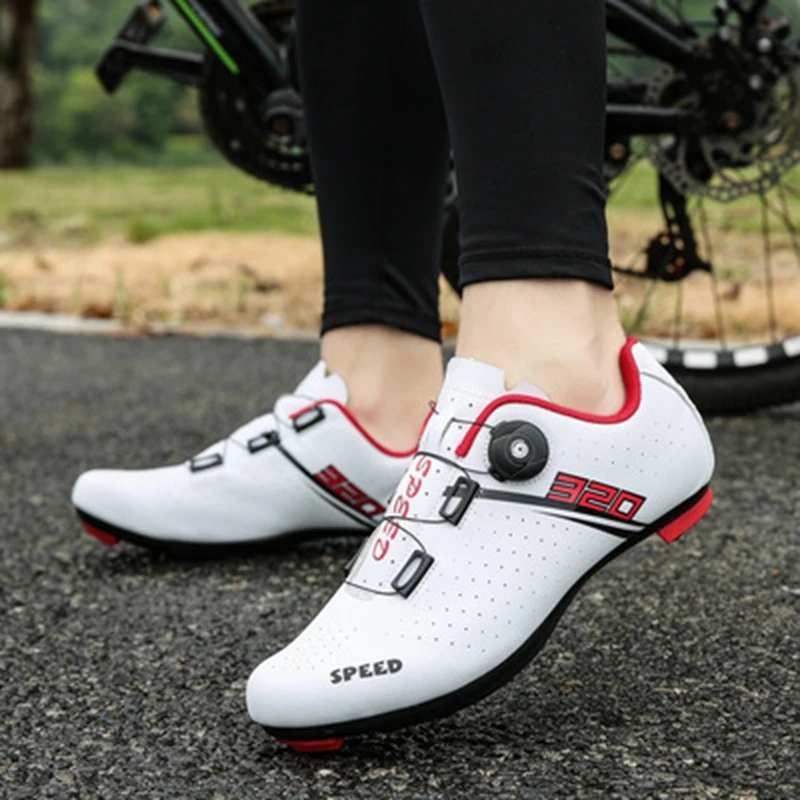 

Мужские кроссовки для велоспорта, Нескользящие, самоблокирующиеся, светильник, для улицы