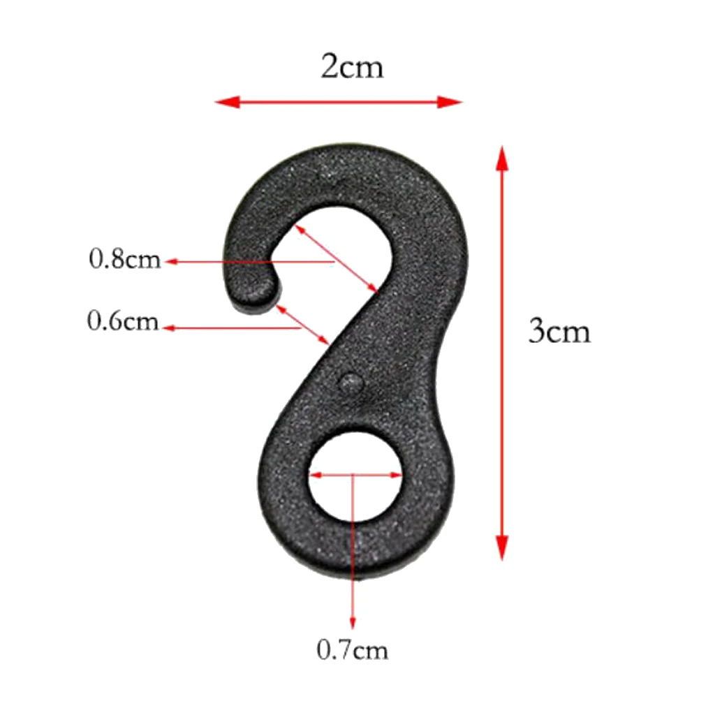 10 шт. пластиковые крючки для крепления палатки | Спорт и развлечения