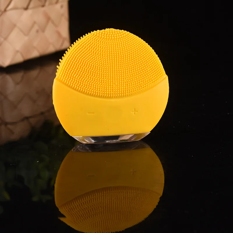 Ультразвуковая вибрационная электрическая щетка для чистки лица мытья кожи