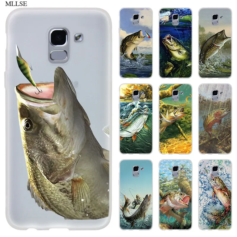 Чехол для телефона Samsung Galaxy j6 J8 J7 J5 J3 J4 Plus 2018 2017 2016 J610 Prime мягкий чехол рыболовное