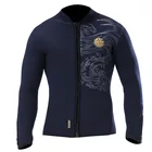 Куртка для дайвинга унисекс, неопреновый гидрокостюм 5 мм, с тепловой молнией, куртка для подводного плавания, пальто для подводного плавания, серфинга, подводного плавания