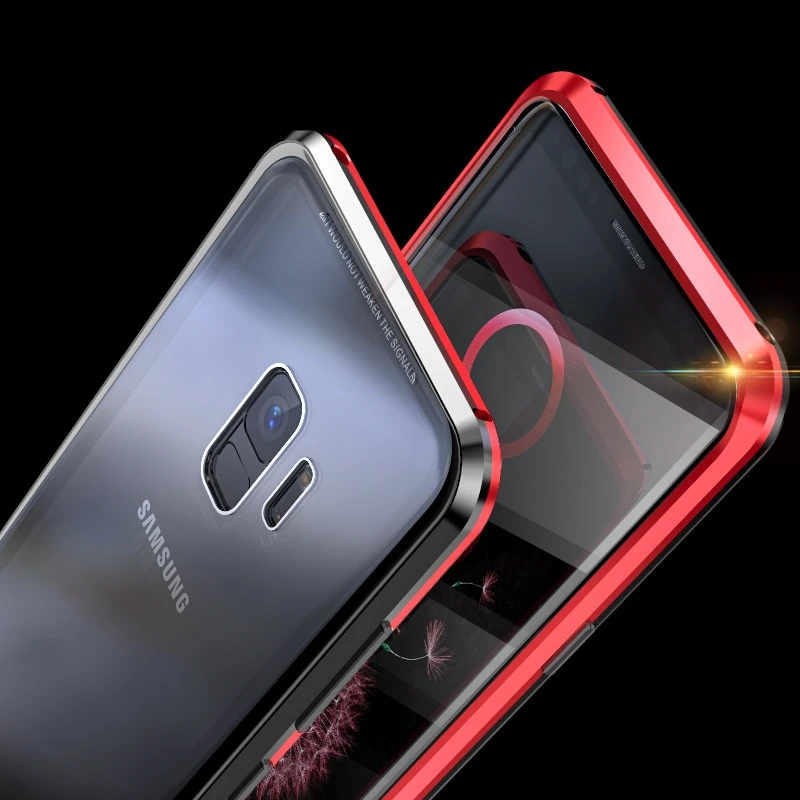 Роскошный роскошный Ультратонкий алюминиевый чехол-бампер Luphie для Samsung Galaxy S9 и +