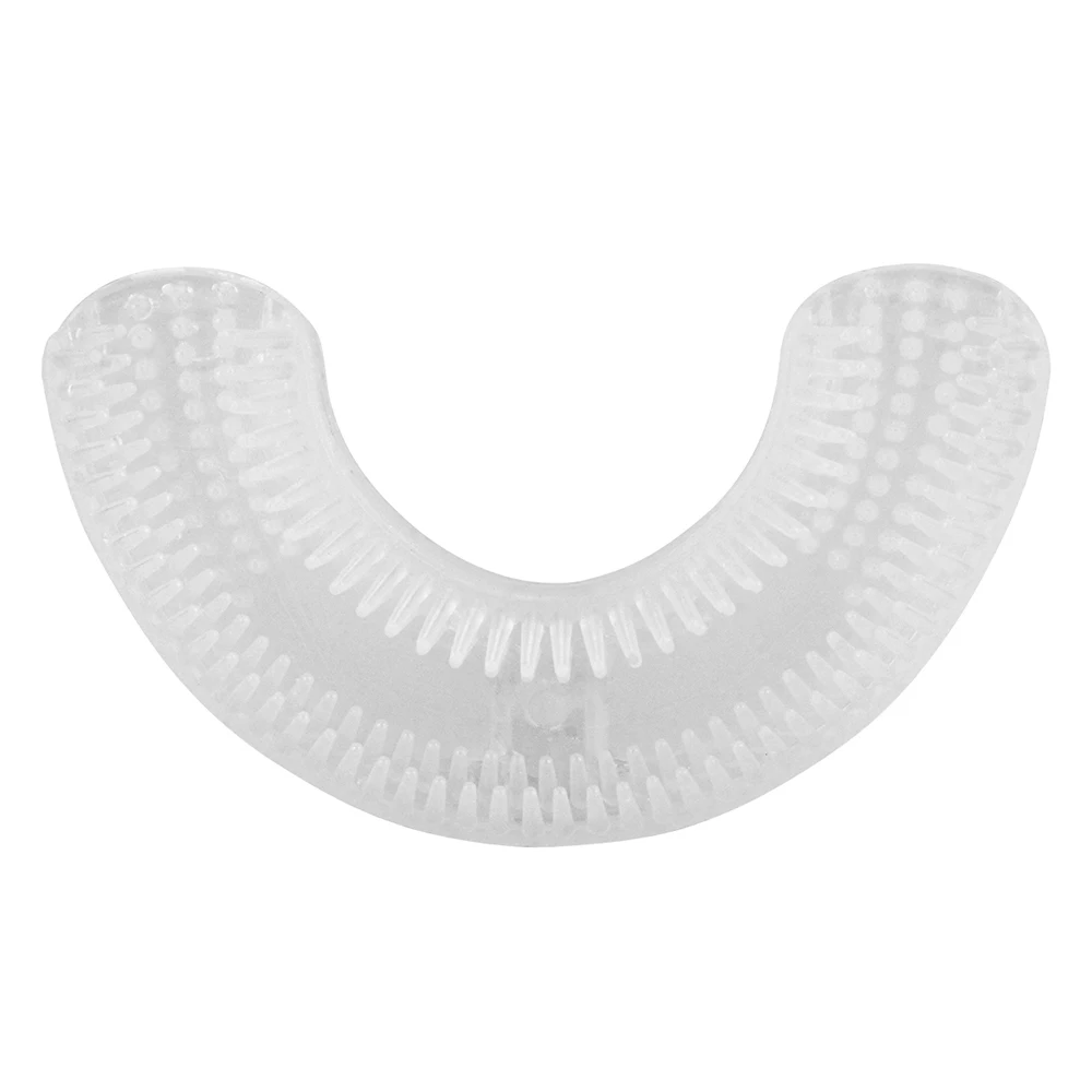 brushhead 3-6 old 360 градусов детская электронная зубная щетка Автоматическая звуковая u-образная головка с музыкой для детей ультра звуковая электрическая щетка - Цвет: brushhead 3-6 old