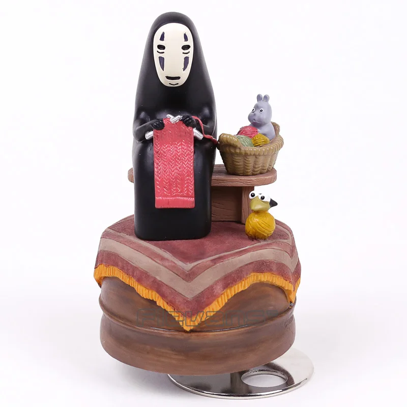 

Аниме мультфильм Хаяо Миядзаки Унесенные призраками человек без лица музыкальная шкатулка ПВХ фигурка Коллекционная игрушка кукла 12 см
