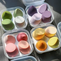 4 pcslot cosmetic puff beauty blender set wholesale makeup sponge foundation sponge powder puff beauty tools