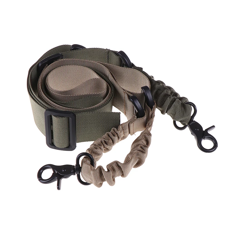 

Tactical Gun Sling Adjustable 1 Single Point Bungee Quick Release Rifle Strap System for Airsoft Hunting Military Strap