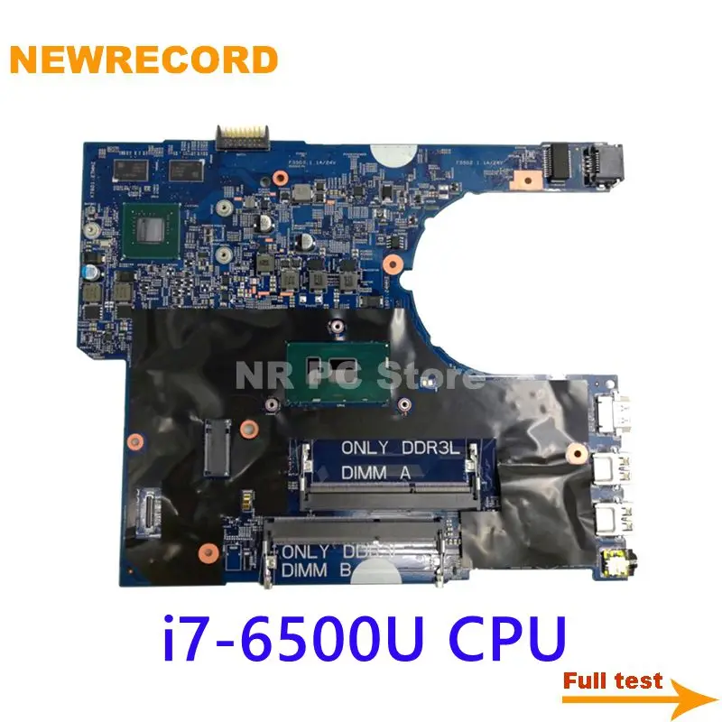 NEWRECORD 00KCD9 0KCD9 14291 1 для Dell latitude 3470 3570 материнская плата ноутбука SR2EZ i7 6500U NVIDIA GeForce 920M