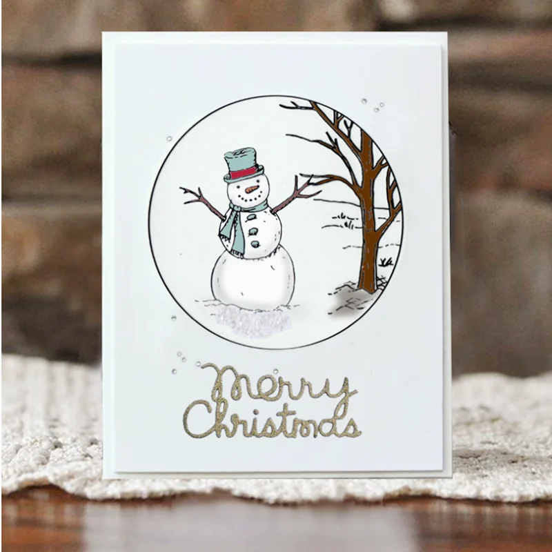 Рождественская серия штампов и металлические Вырубные штампы новинка 2020 для