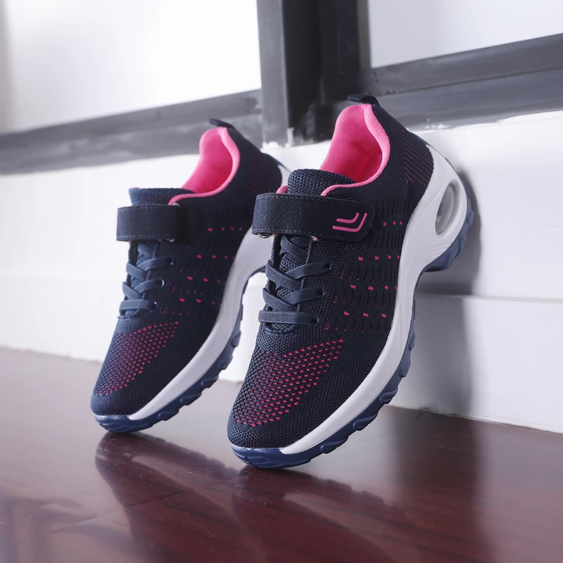 Женские кроссовки для прогулок дышащие амортизирующие женская модная
