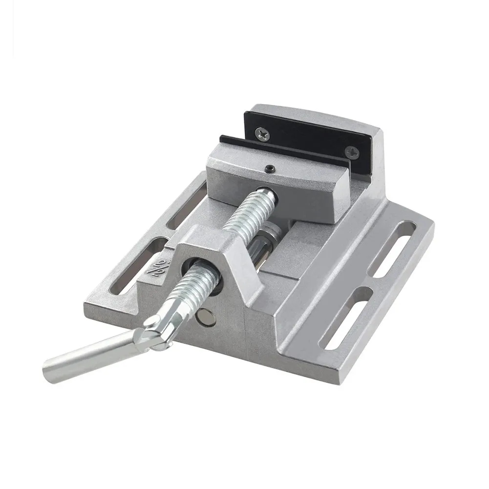 

2.5" Flat Tong Vises Parallel Jaw Vice Drill Press Vise Multifunctional Working Table Stent Milling Drilling Clamp Machine Vise