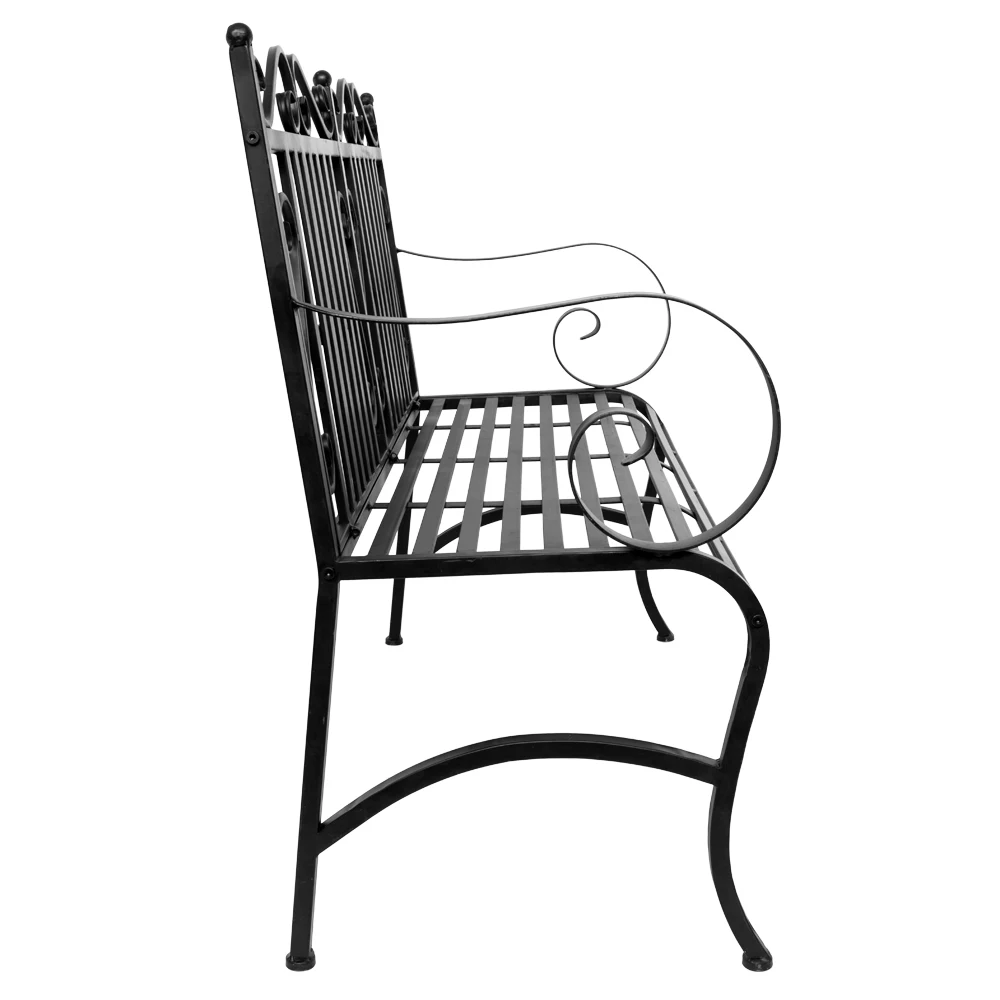 2-Seater складной открытый патио садовая скамейка стул для веранды сиденье с Сталь