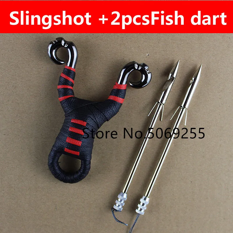 Powerful Multi-function Archery Bowfishing Shooting Fish Slingshot Catapult Arrow Darts Hunting Bow Fishing Sling Shot Kit | Спорт и