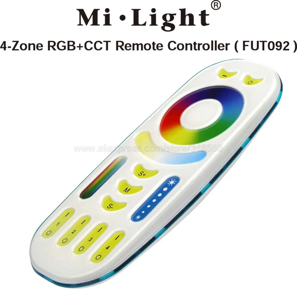 Пульт дистанционного управления Milight FUT092 4 зонная группа RGB + CCT 2 4G RF беспроводной
