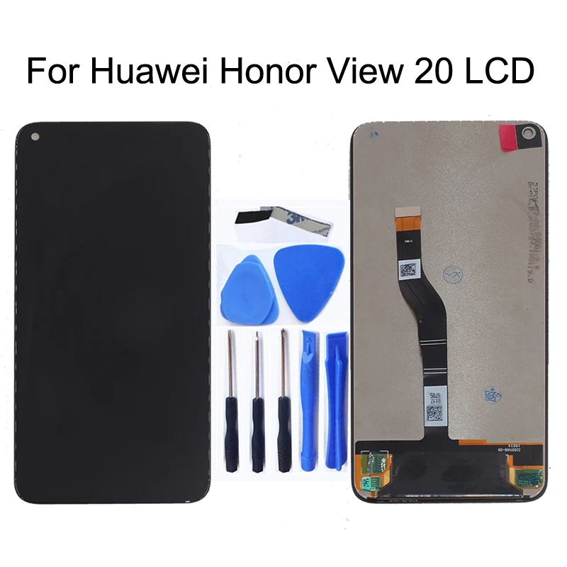 

ЖК-дисплей 6,4 "для Huawei Honor V20 View 20, дисплей с сенсорным экраном и дигитайзером в сборе, Замена для Huawei Nova 4, запчасти для телефонов, оригинал