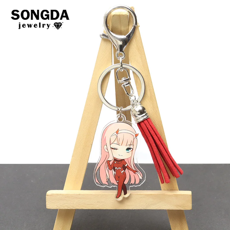 Брелок для ключей с героями аниме любимый в Фране двойные Мультяшные фигурки