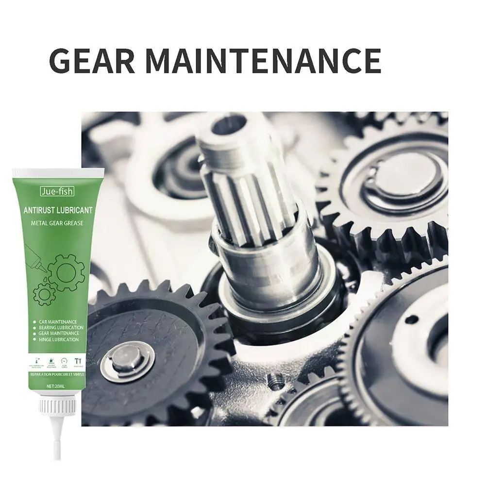 

20ml Gear Lubricant Grease Lubricant Prevent Rust Stops Leaks Long Lasting For Bicycle Frames Door Locks Engines Alloys I6d2
