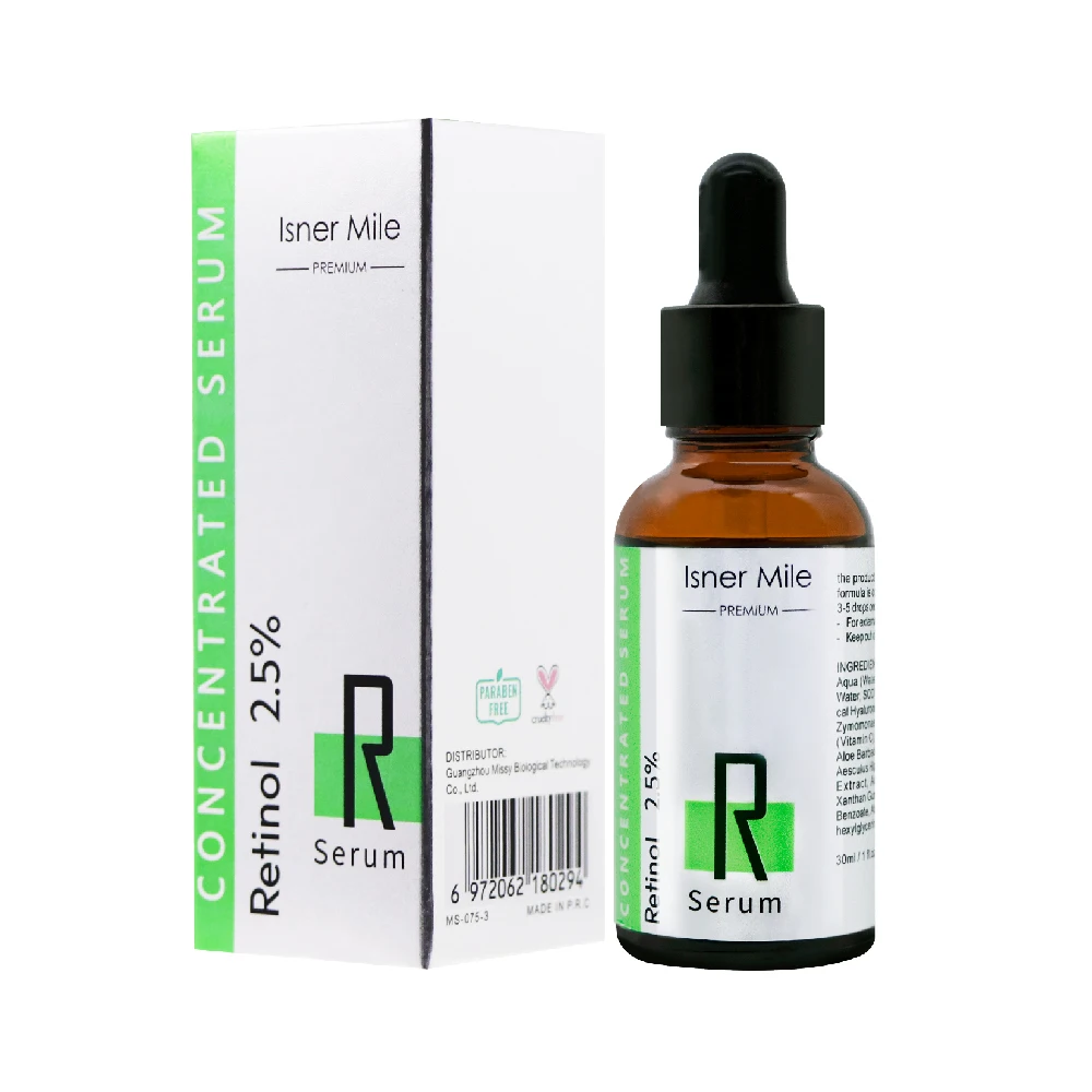 

ISNER MILE Anti-aging Serum Gift with 30% Vitamin C 2.5% Retinol 5000g/mol Hyaluronic Acid Serum Face Serum