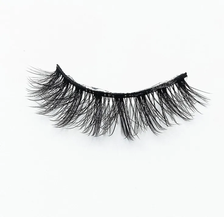 3 пары ручной работы 3d норковые ресницы короткие накладные крест грязные толстые