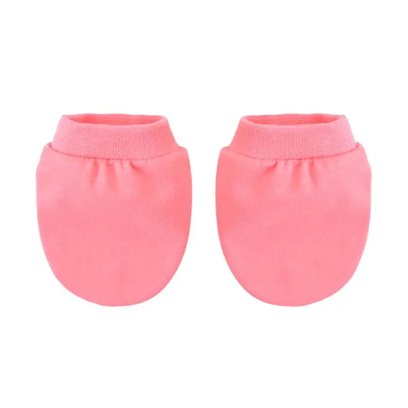 Летние тонкие однотонные перчатки для новорожденных подарки купания детские