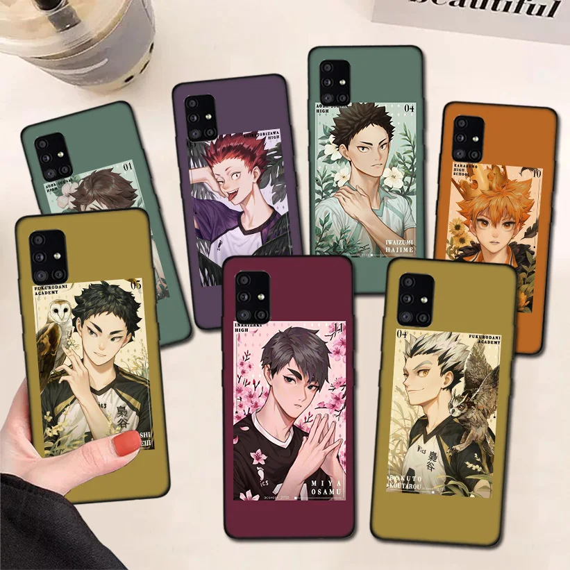 

Haikyuu Hinata Anime Phone Case For Samsung Galaxy A51 A71 A50 A70 A81 A91 A30 A40 A20E A10S A6 A7 A8 A9 Back Cover Coque Funda