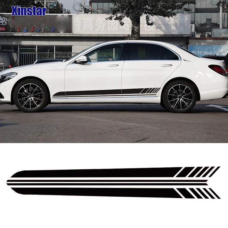 Car body sticker For Mercedes benz AMG w204 w211 W210 C63 c180 e200 CLA GLK GLE GLA A180 A B C E class A45 | Автомобили и