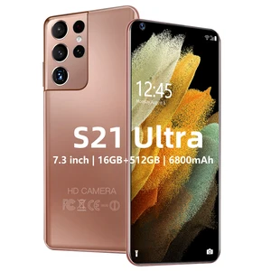 global version s21 ultra android smartphones 16gb 512gb 6800mah 7 3 inch celulares 5g dual sim unlocked cell phone mobile phones free global shipping