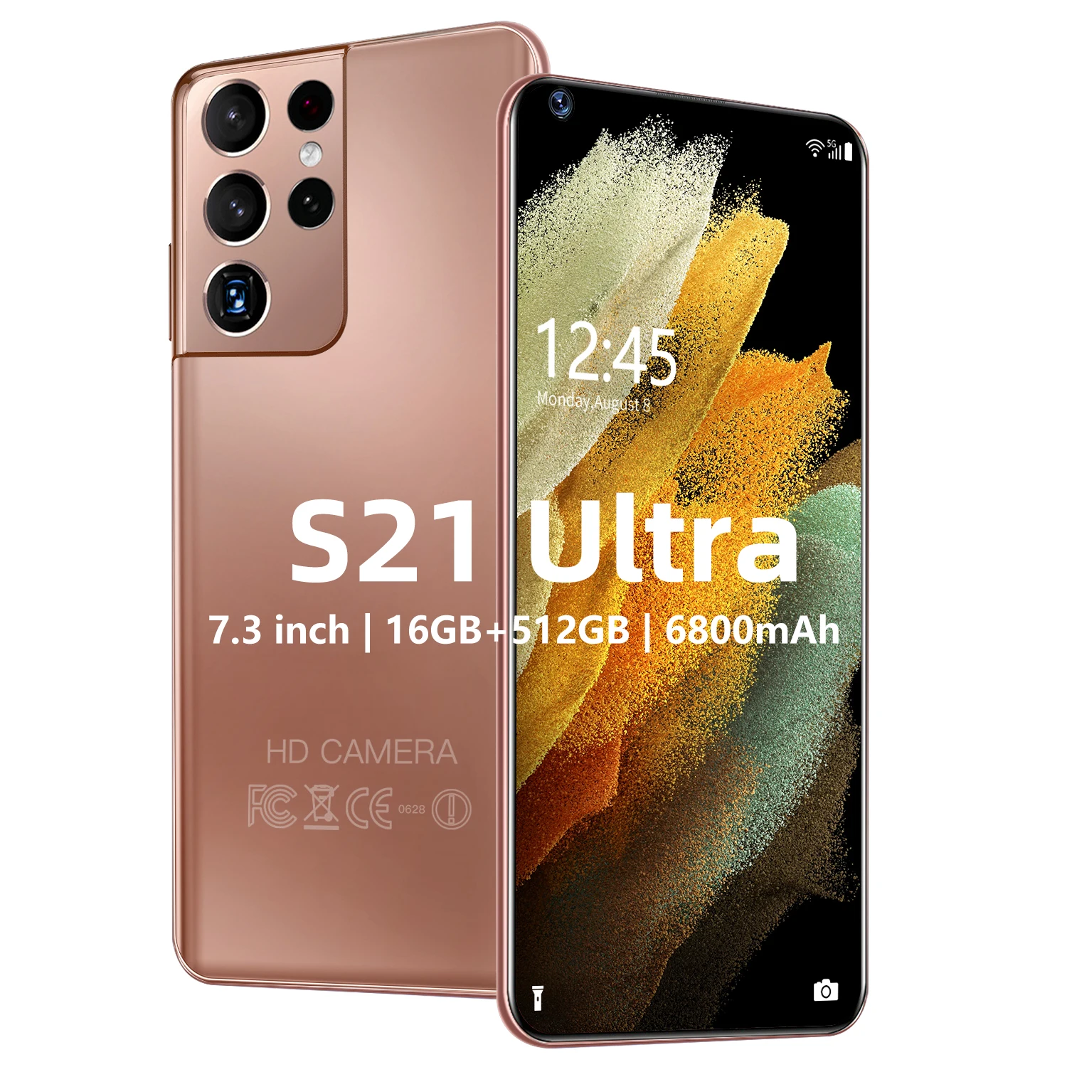 Tel&eacute;fono Inteligente S21 Ultra, versi&oacute;n Global, 16GB, 512GB, 6800mAh, 7,3 pulgadas, 5G, Dual sim, desbloqueado-0