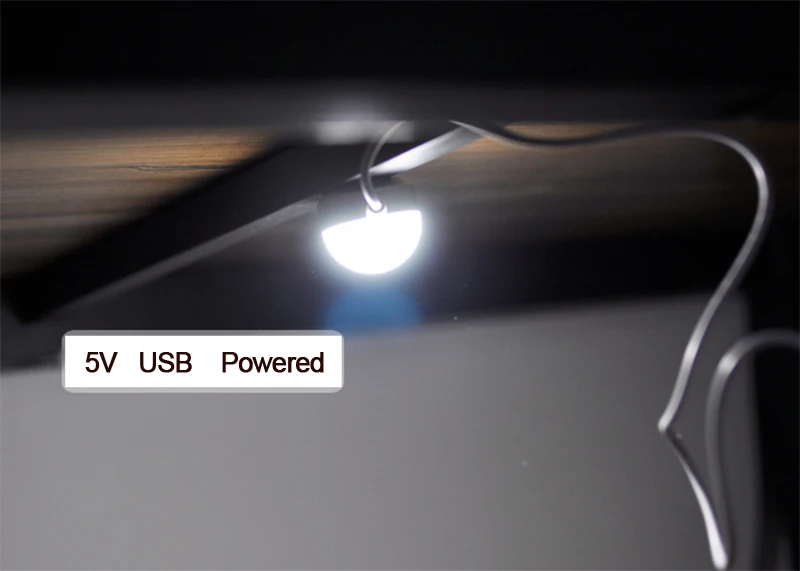 Usb Настольный светильник 5V книжная лампа с переключатель для чтения настольная