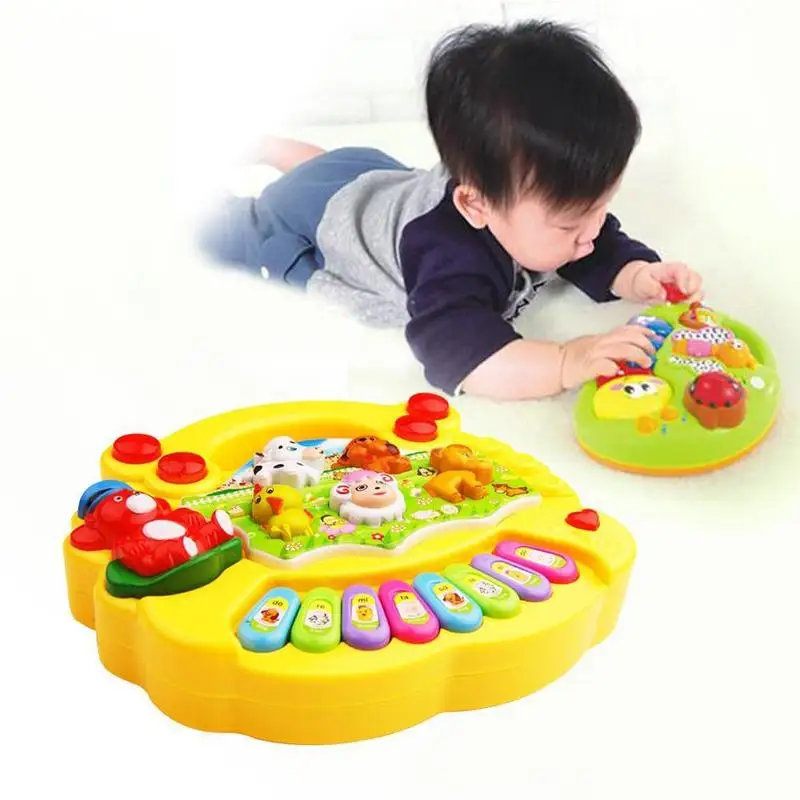 

High Quality Baby Piano Musical Instrument Toys Animal Farm Piano Educational Toys For Children Development Music Toy Kids Gift