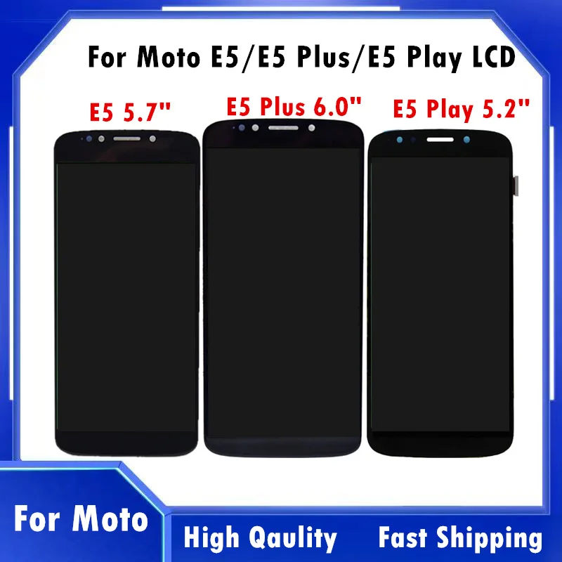 

High Qaulity For Motorola Moto E5 XT1944 E5 Plus XT1924 E5 Play XT1920 Touch Screen Digitizer LCD Display Assembly With Tools