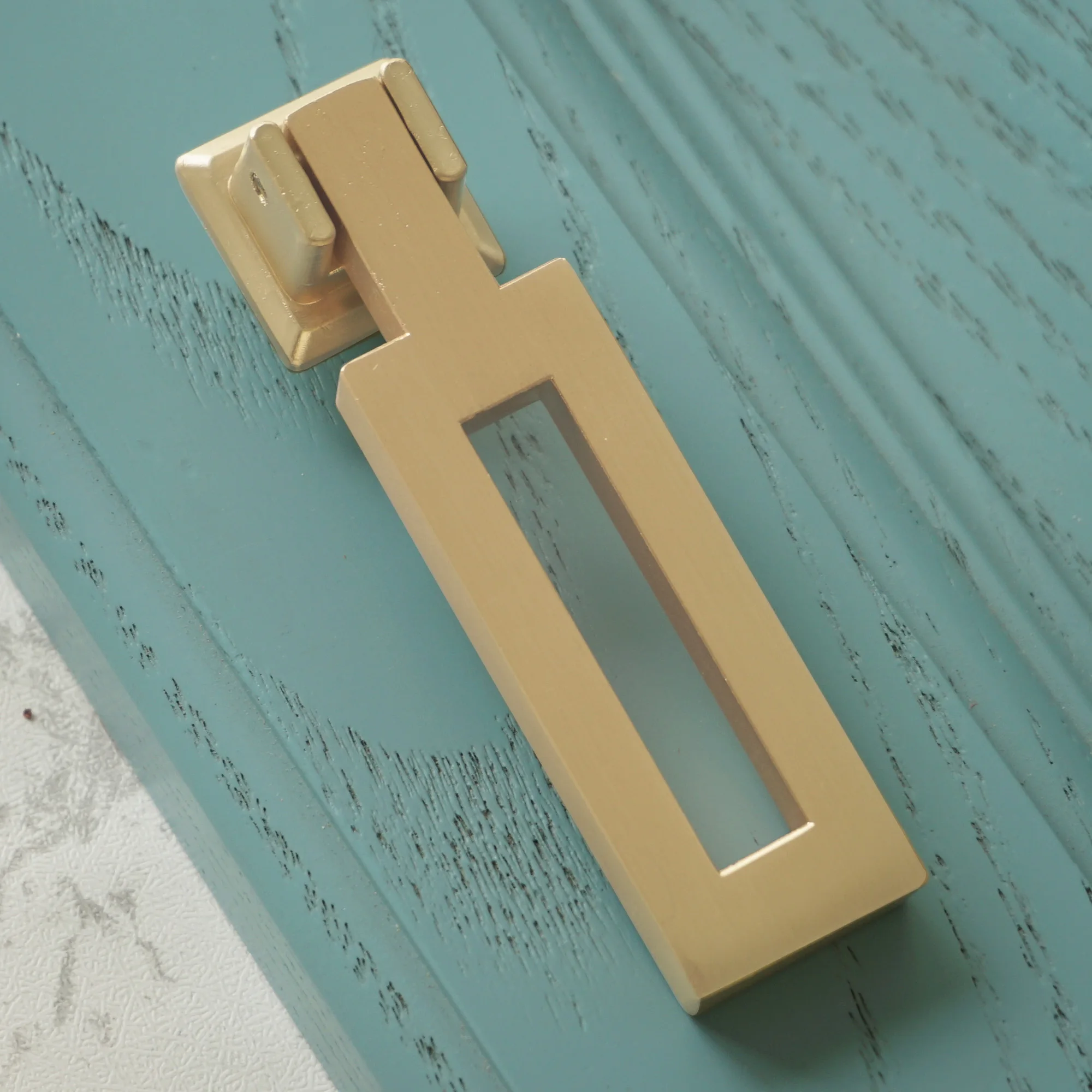 Ручки для ящиков из цинкового сплава латунные Колечки с одним отверстием