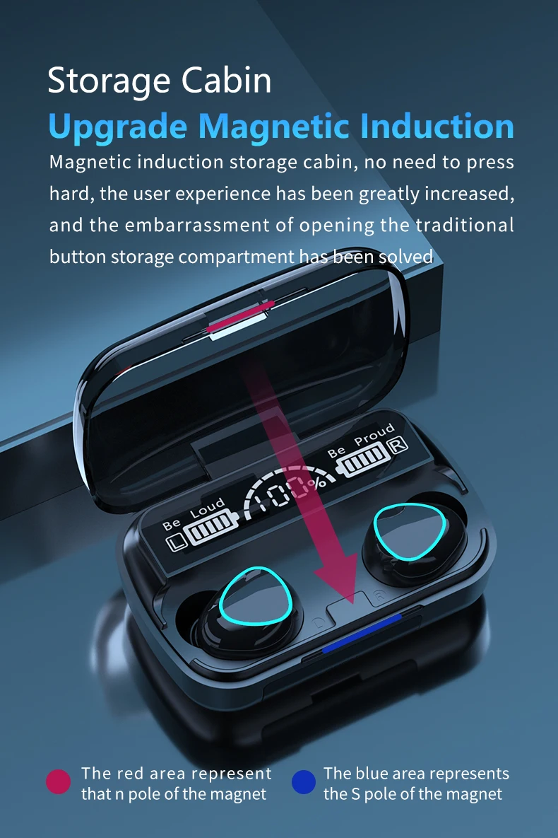 A10 TWS Wireless Headphones Touch Control Bluetooth 5.1 Headset In- Ear Stereo Sport Headsets CVC8.0 Noise Reduction Earphone |