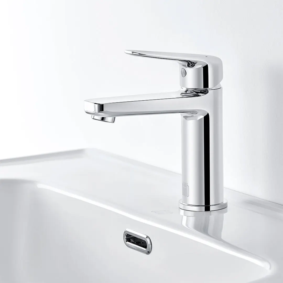 Youpin Diiib Bathroom Basin Faucet Hot Cold Mixer Tap Single Handle Deck Mount w/ Stainless Steel Hose NEOPERL Bubbler