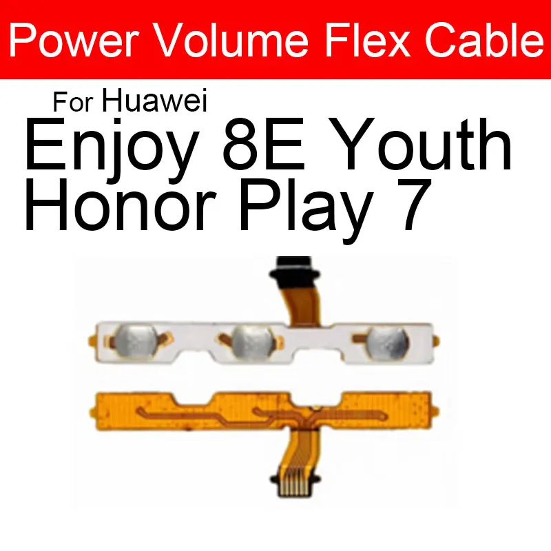 

Volume Power Button Flex Cable For Huawei Enjoy 8E Youth Honor Play 7 Side Key Audio Control Butoon Flex Ribbon Parts Repair