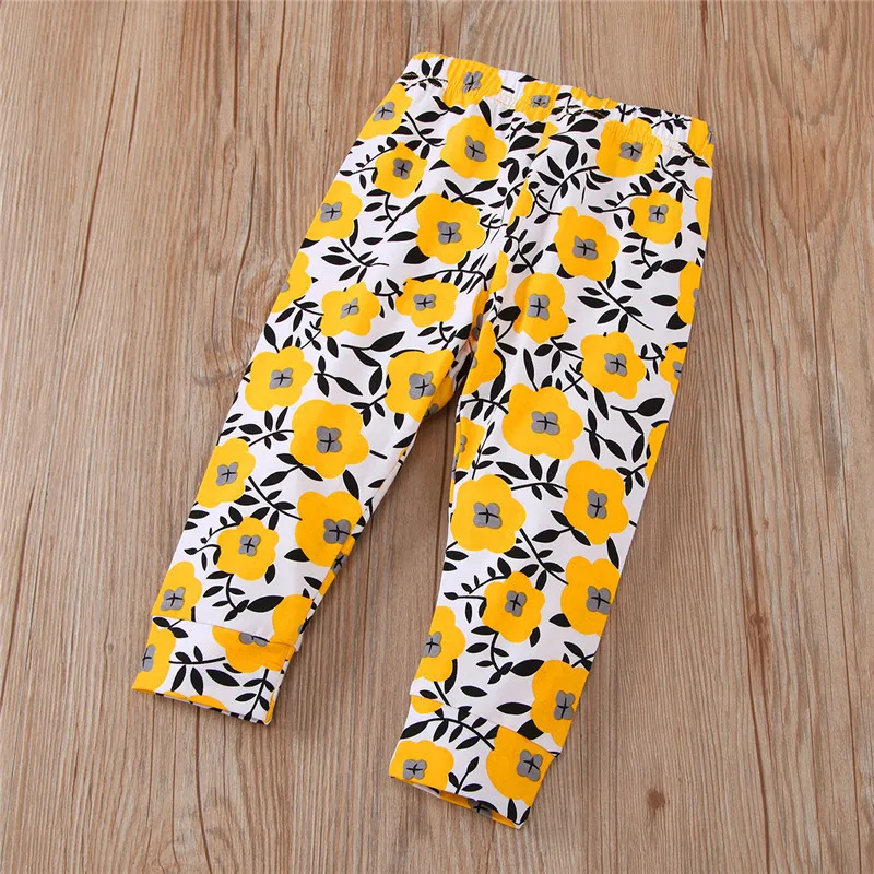 

New Arrival Baby Girls 3pcs Clothes Suit Long Sleeve Pullover Sweater Top With Floral Printed Trousers And Bow Hairband