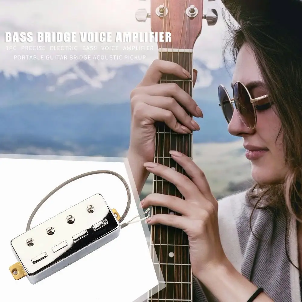 

Noise-free Electric Bass Pickup Voice Amplifier Service Life Major Practical Easy to Use Long for Acoustic Luthier Tools Parts