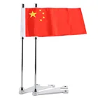 Багажная стойка с китайским флагом, декоративные аксессуары для мотоциклов Harley Touring Road King Ultra Limited 14-19