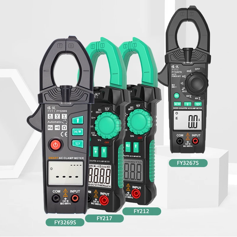 Цифровой мультиметр клещи True RMS с токовым зажимом тестер сопротивления